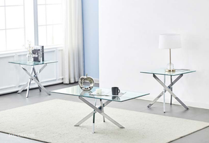 2437 | GLASS COFFEE & END TABLE